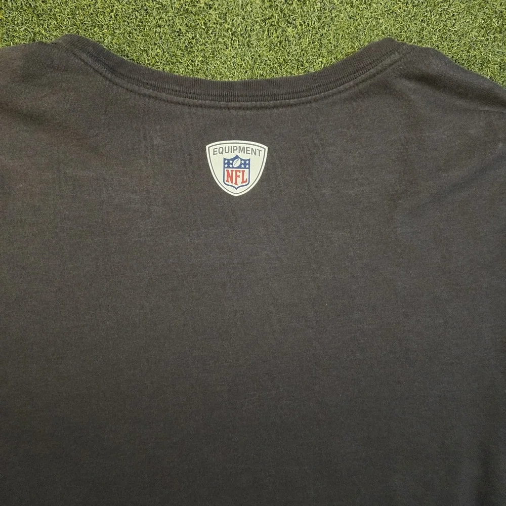 Nike Dri-Fit Los Angeles Rams NFL tee Women's Size Small Gray Short Sleeve